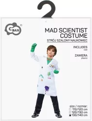 Strój dla dzieci Szalony naukowiec rozm. 130/140cm