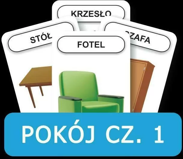 Pokój. Rozwijamy mowę i myślenie. Cz.1. Karty - tantis.pl