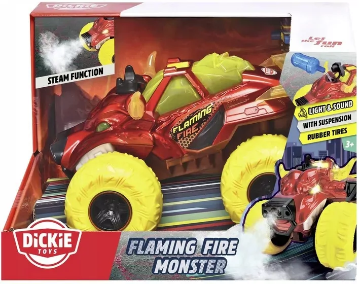 Pojazd Fire Monster z parą 25cm - tantis.pl