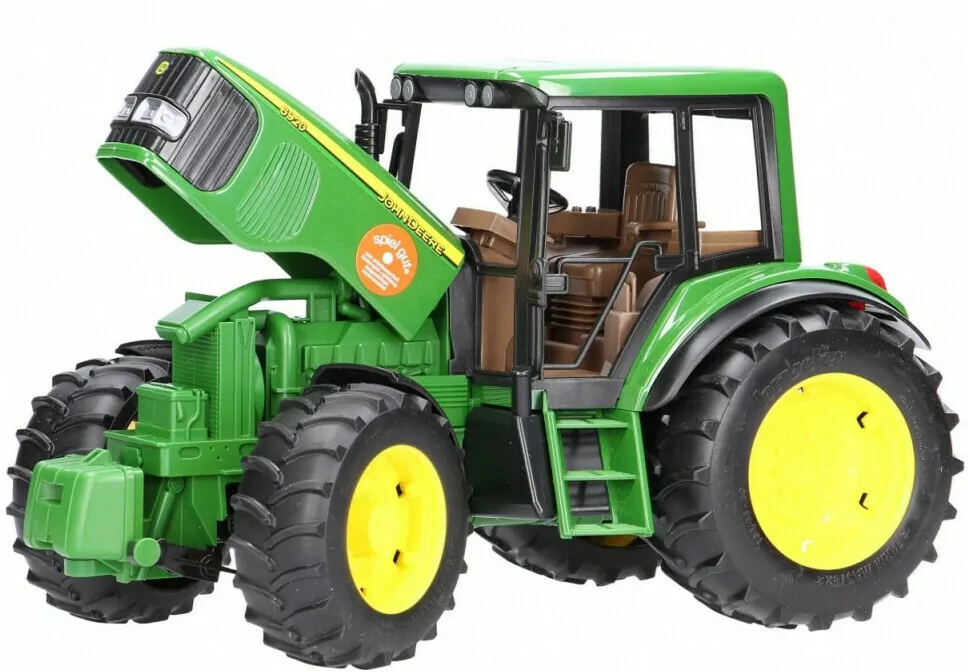 Traktor John Deere 6920 z wywrotką czerwoną - tantis.pl