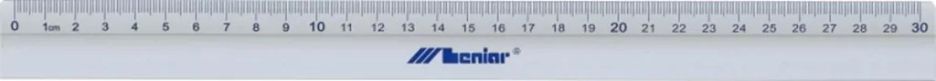 Linijka aluminiowa, 30 cm - tantis.pl