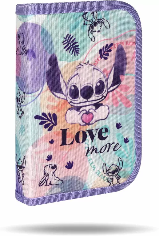 Piórnik 1-komorowy Disney Fashion Stitch Clipper bez wyposażenia - tantis.pl