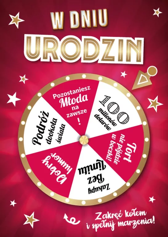 Karnet urodziny B6 z kopertą - tantis.pl