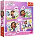 Przygody Gabi. Puzzle 4w1 - tantis.pl