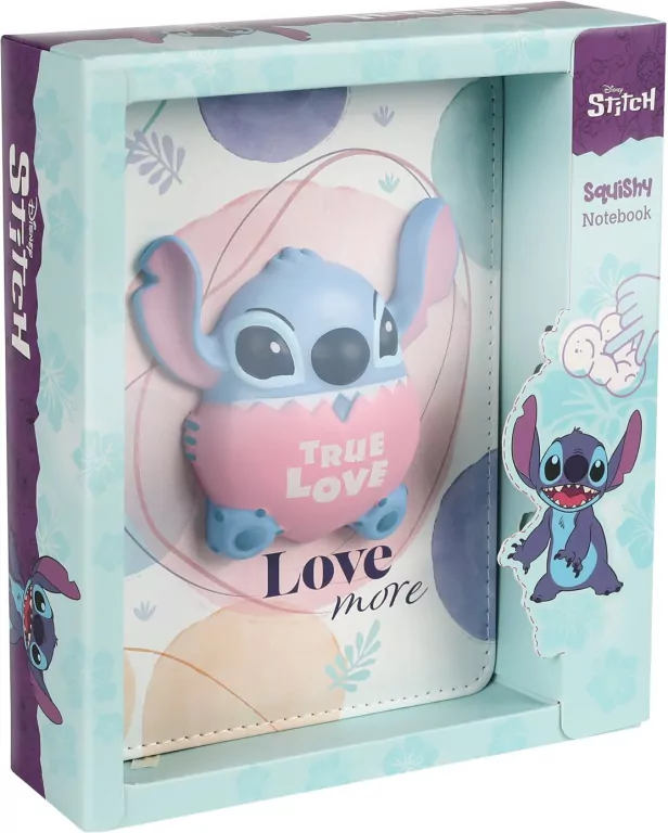 Notes B6 Squishy 3D Disney Fashion Stitch wzór 3 - tantis.pl