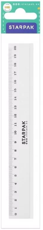 Linijka plastikowa 20cm - tantis.pl