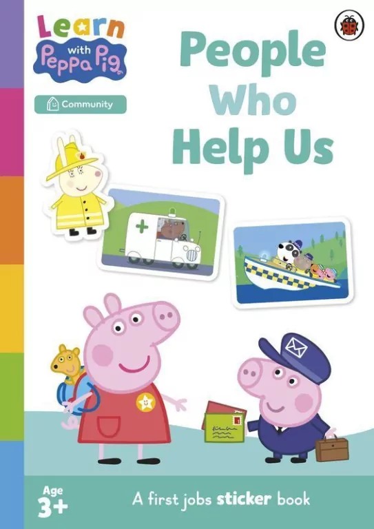 Learn with Peppa: People Who Help Us Sticker activity book - tantis.pl