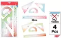 Zestaw geometryczny 4 elementy 30cm - tantis.pl