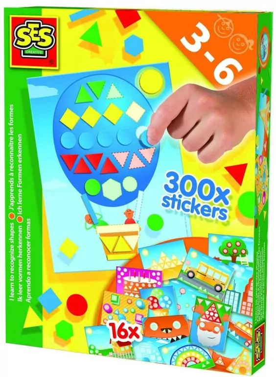 Figury geometryczne. Zestaw do nauki wyklejania - tantis.pl