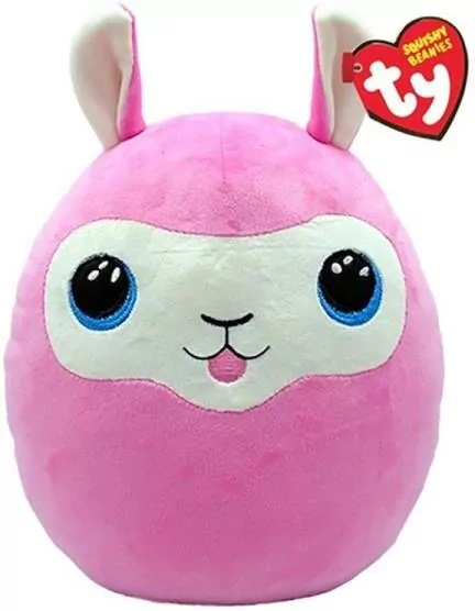 Squishy Beanies Lana - różowa lama 30cm - tantis.pl