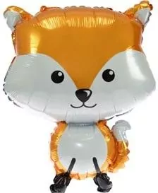 Balon foliowy leśne zwierzątka - lisek 48cm - tantis.pl