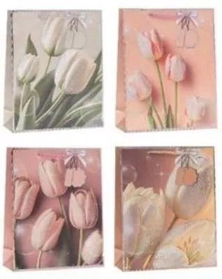 Torebka prezentowa 18x23x8cm Kwiaty MIX - tantis.pl