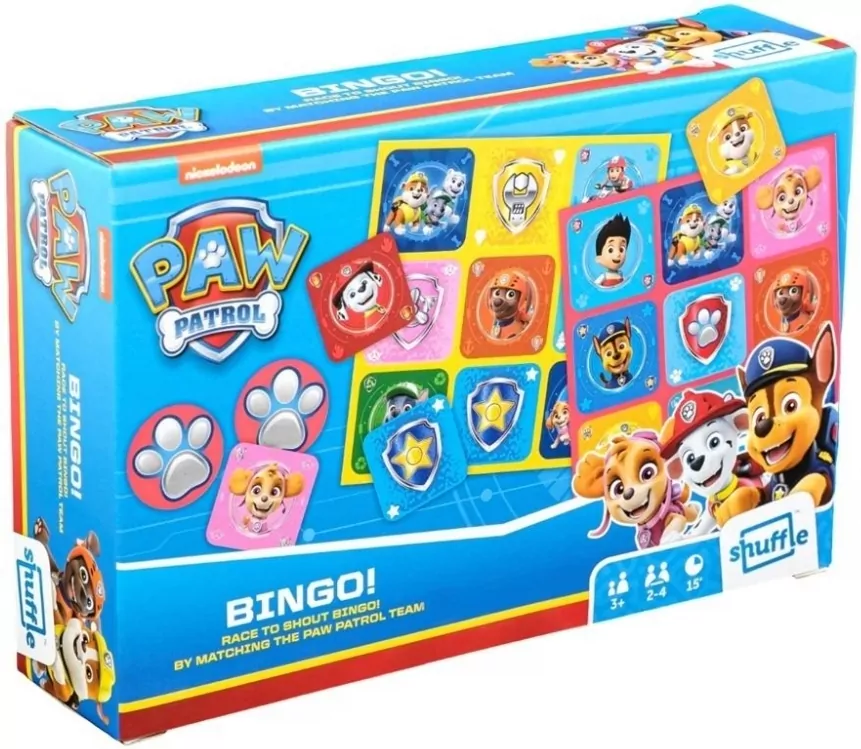 Cartamundi. Shuffle, Paw Patrol Bingo! - tantis.pl
