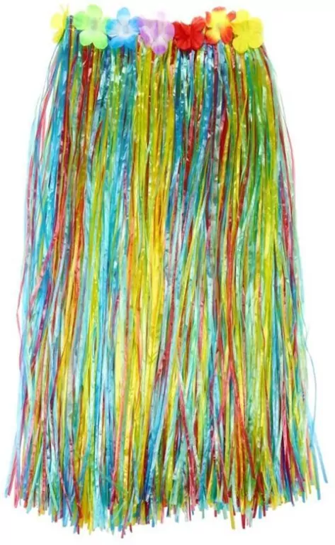 Spódnica Hawajska wielokolorowa 75cm - tantis.pl