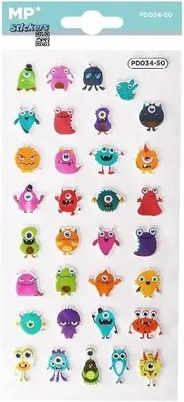 Naklejki 3D Potwory - tantis.pl