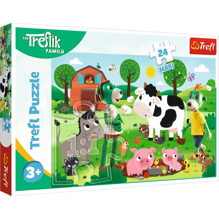 Puzzle 24 maxi. Trefliki na wsi TREFL - tantis.pl