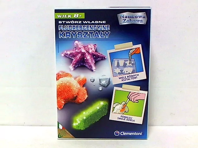 Stwórz własne fluorescencyjne kryształy. Naukowa zabawa. 60584 - tantis.pl