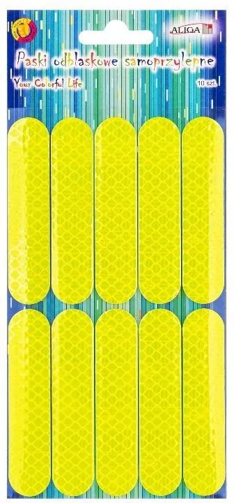 Paski odblaskowe 1,8x8cm 10szt - tantis.pl