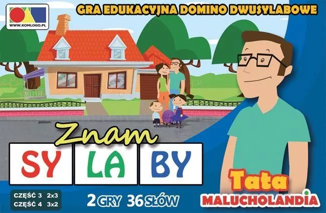 Znam sylaby. Część 3 i 4. Gra edukacyjna - tantis.pl