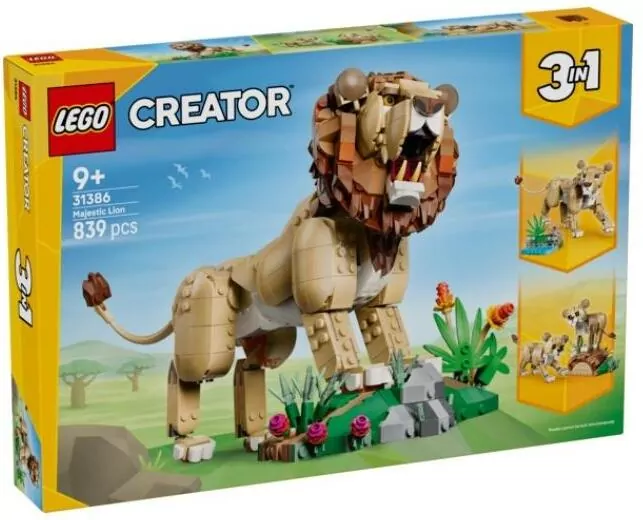 LEGO® Dzikie zwierzęta: Dumny lew 31386 - tantis.pl