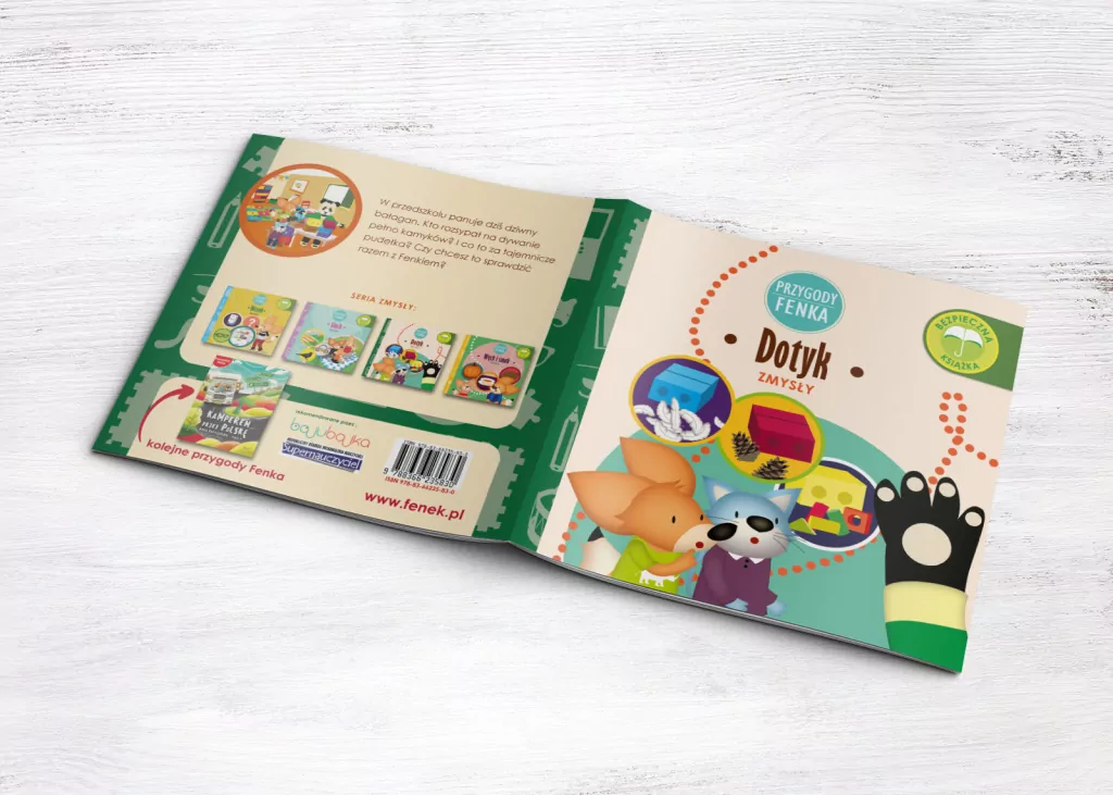 Dotyk. Zmysły. Przygody Fenka - tantis.pl