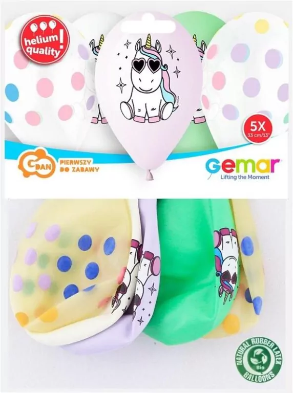 Balony premium. Wesoły Jednorożec mix - tantis.pl