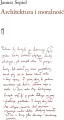 Architektura i moralność - tantis.pl