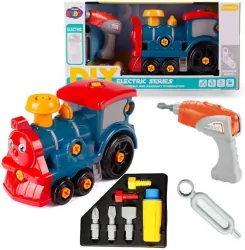 Pociąg, ciuchcia do skręcania z wkrętarką