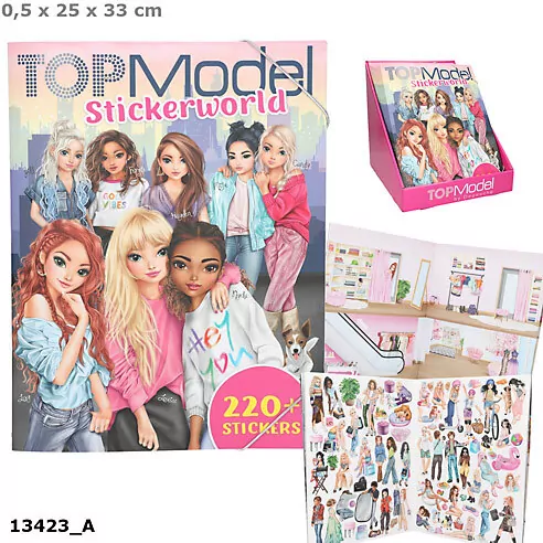 Zestaw z naklejkami Top Model 13423A - tantis.pl