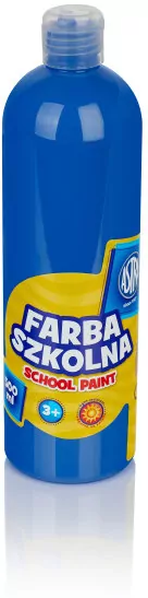 Farba szkolna. Ciemnoniebieska 500ml - tantis.pl