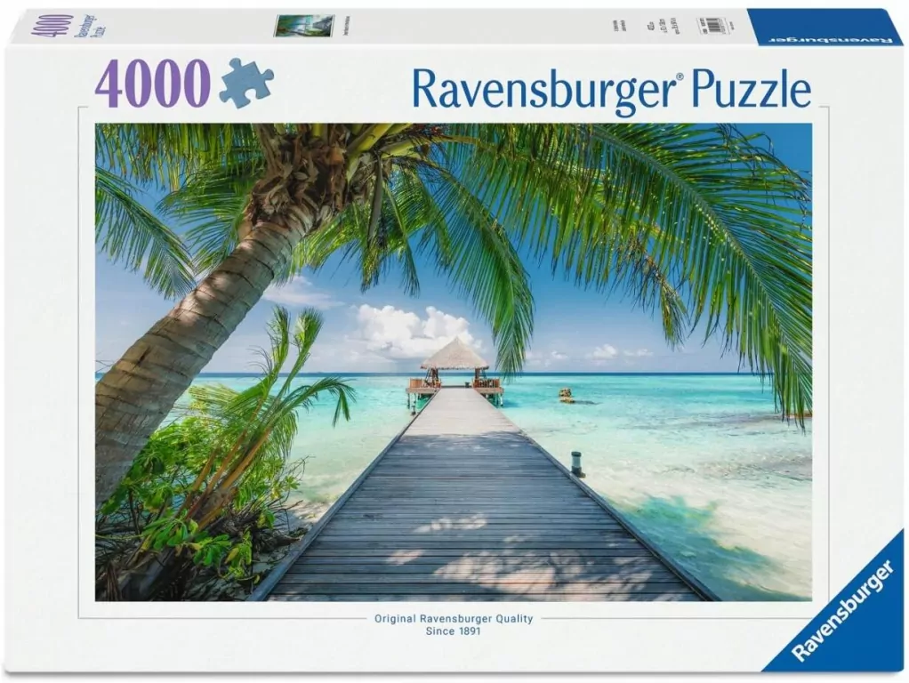 Puzzle 4000 Dream Beach in the Maldives - tantis.pl