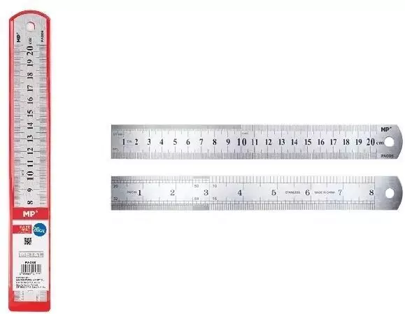 Linijka ze stali nierdzewnej 20cm - tantis.pl