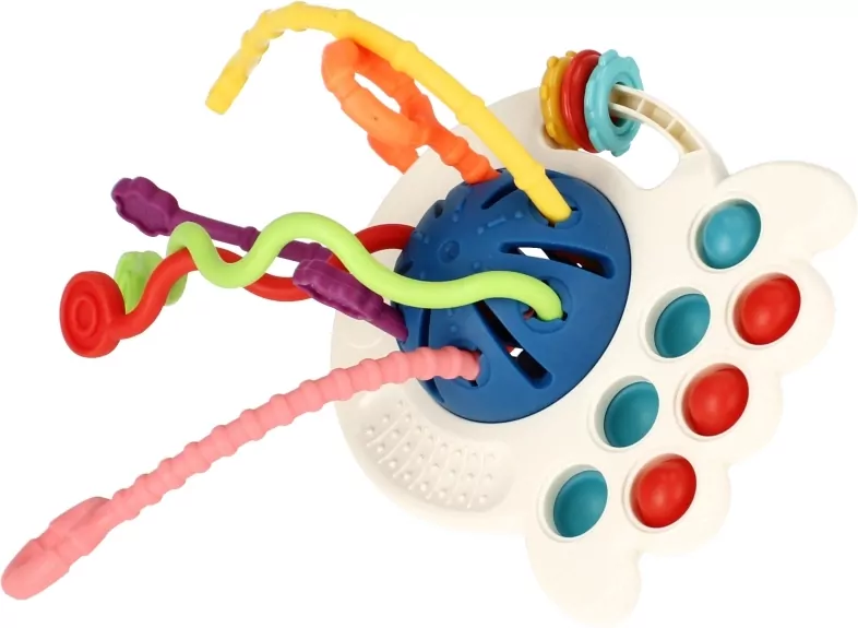 BAM BAM. Zabawka sensoryczna Ośmiornica 4w1 - tantis.pl