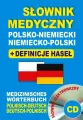 Słownik medyczny pol-niem, niem-pol + defin. + CD - tantis.pl