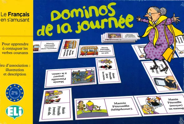 Gra językowa. Francuski Les Dominos de la Journee. - tantis.pl