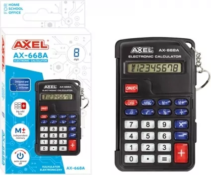 Kalkulatory na biurko Axel AX-668A - tantis.pl