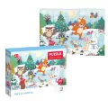 Puzzle 60. Pory roku. Zabawa na łyżwach - tantis.pl