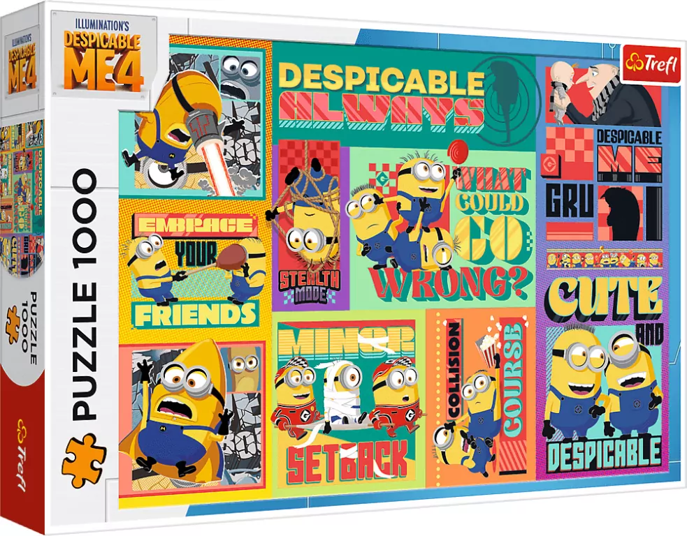 Puzzle 1000. Szalone przygody Minionków - tantis.pl