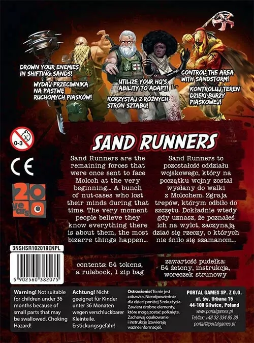 Sand Runners. Neuroshima HEX 3.0 - tantis.pl