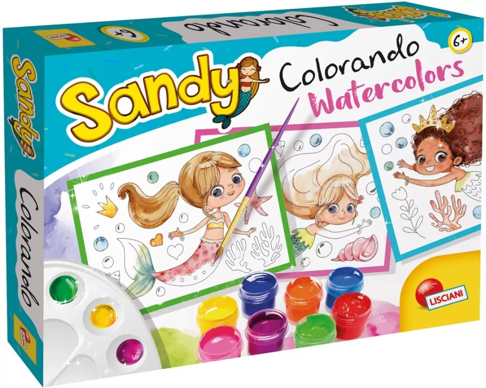 Sandy Colorando! Kolorowanie akwarelami - tantis.pl