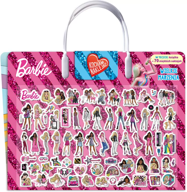 Barbie. Kocham naklejać. Wielkie marzenia. Cz.2 - tantis.pl