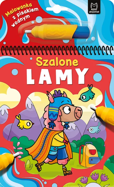 Malowanka z pisakiem wodnym. Szalone lamy - tantis.pl