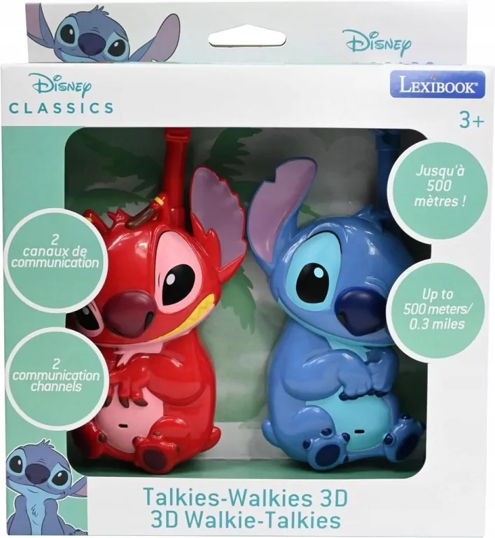Krótkofalówki 3D Stitch Lexibook TW18D - tantis.pl