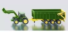 Traktor John Deere z przyczepą. Siku Farmer. S1843 - tantis.pl