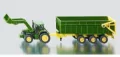 Traktor John Deere z przyczepą. Siku Farmer. S1843 - tantis.pl
