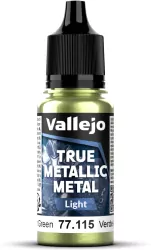 Vallejo: 77.115 - True Metallic Metal - Light - Amber Green (18 ml)