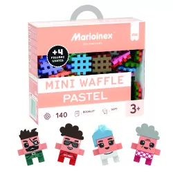 Mini Waffle Marioinex Pastel 140 elementów + 4 MEGA figurki TYLKO W TANTIS