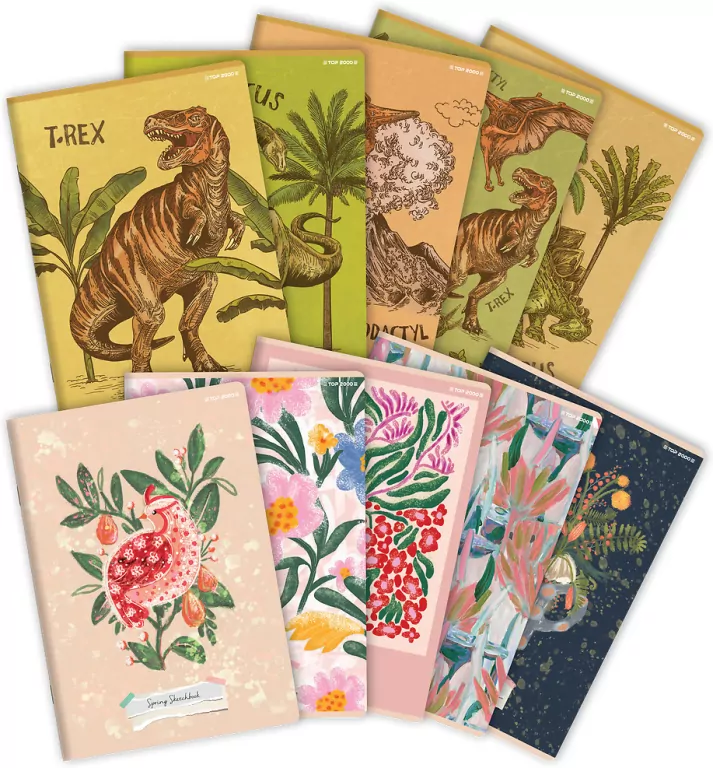 Zeszyt A5/32K kratka Dino/Spring - tantis.pl