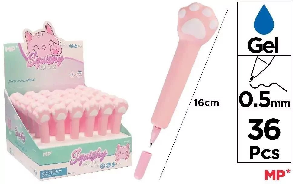 Długopis żelowy Squishy Łapka - tantis.pl