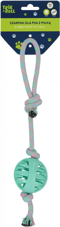 Szarpak dla Psa z piłką 40cm - tantis.pl